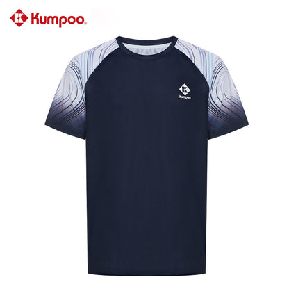 Kumpoo T-Shirt KW-4100 Blue Badminton Shirt